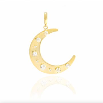 Flat Crescent Charm
