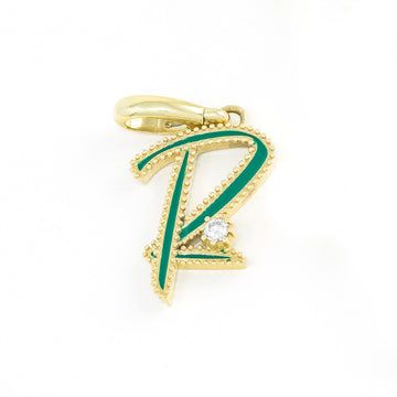 Enamel Initial Charms