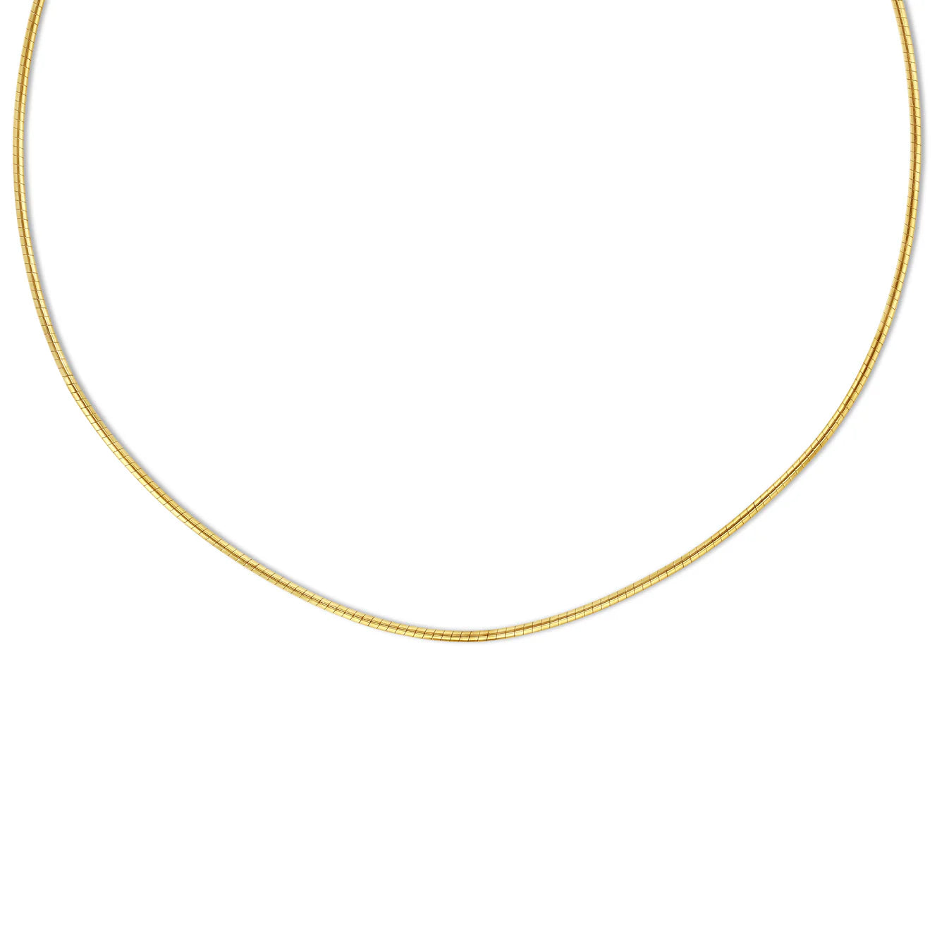 Thin Omega Necklace