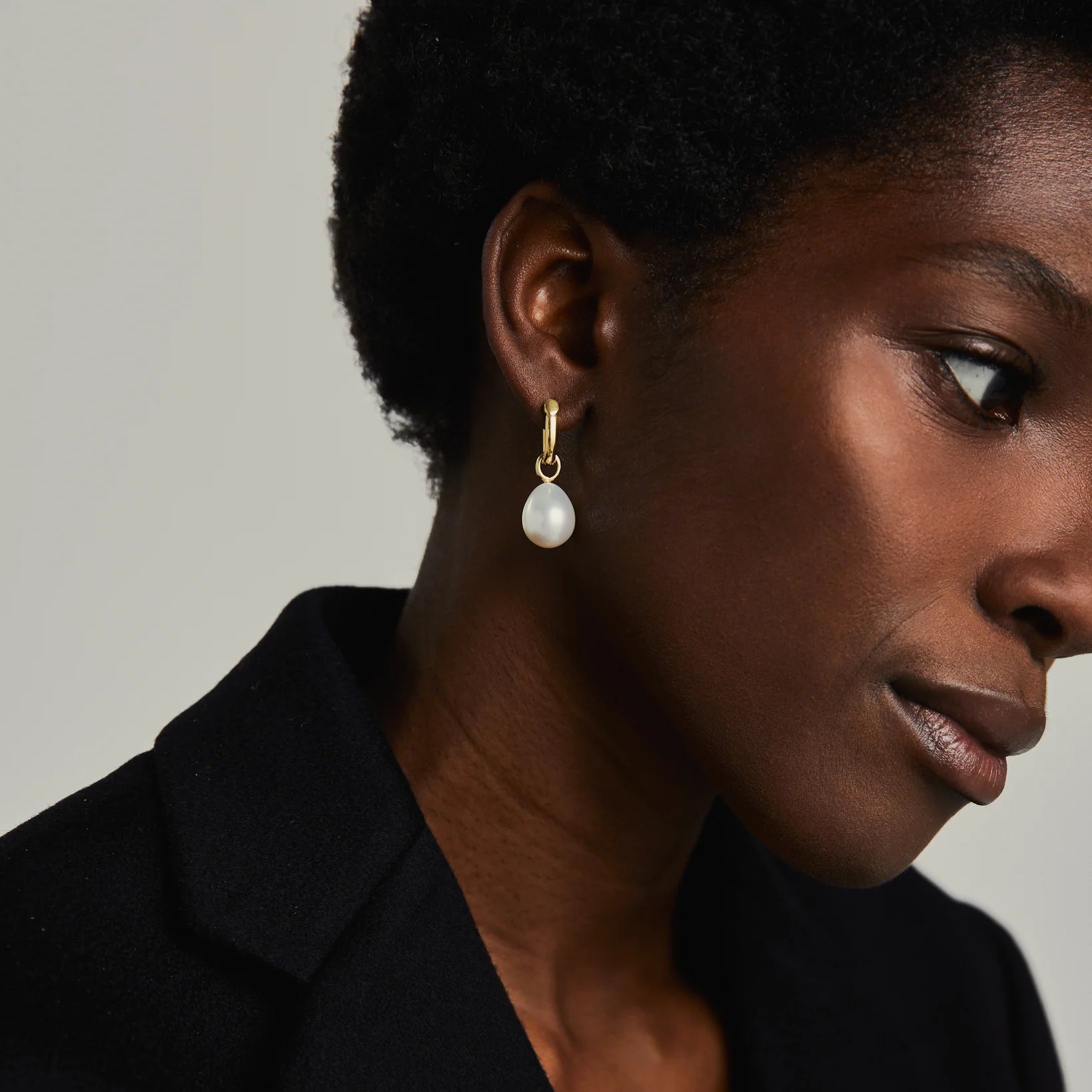 White South Sea Pearl Drops - Pair