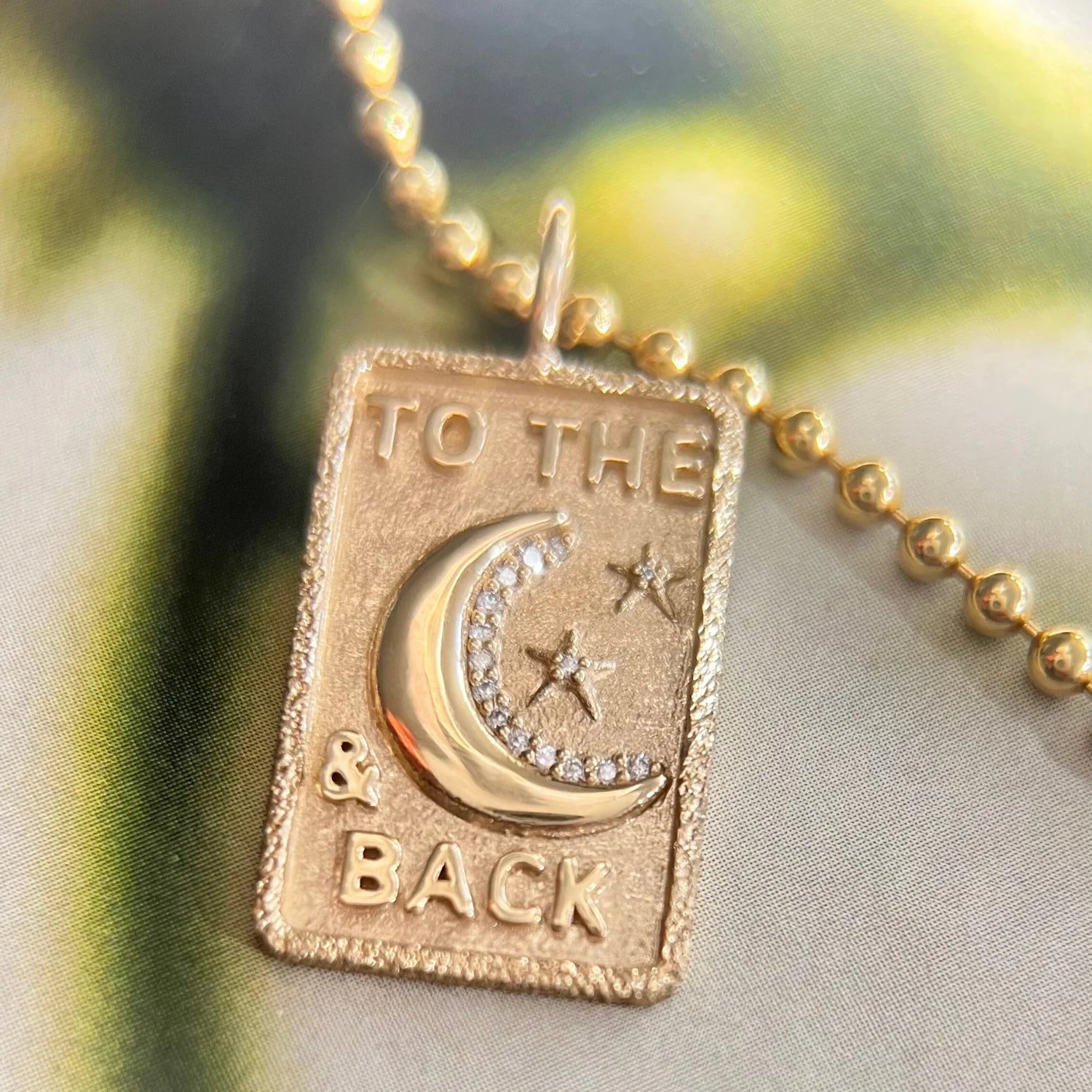 To The Moon Charm