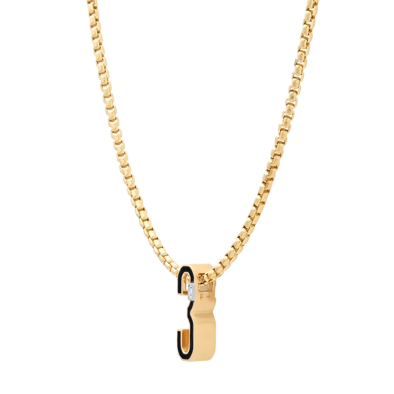 Slide-On Enamel Number Necklace