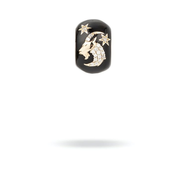 Zodiac Ceramic + Diamond Big Bead