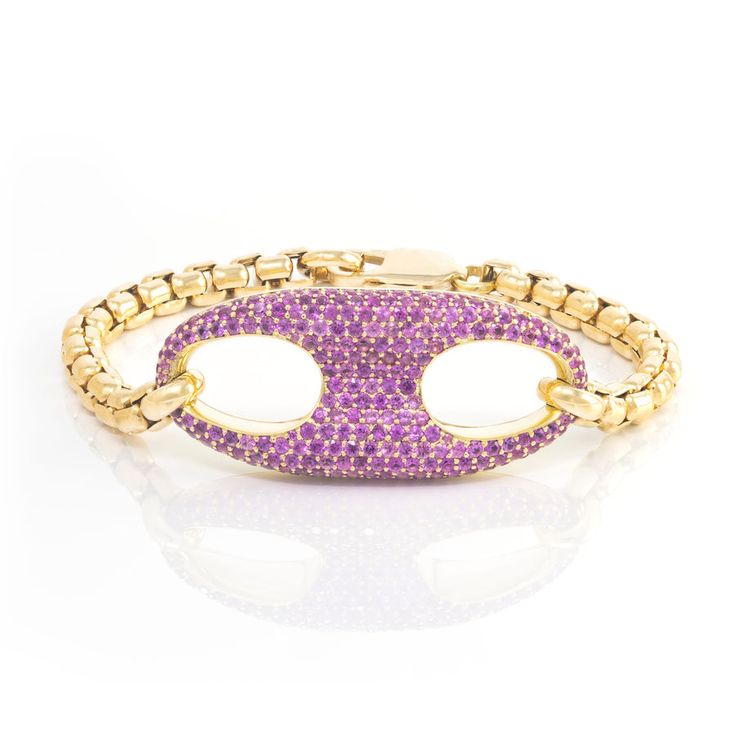 Pave Nautical Link on Chain