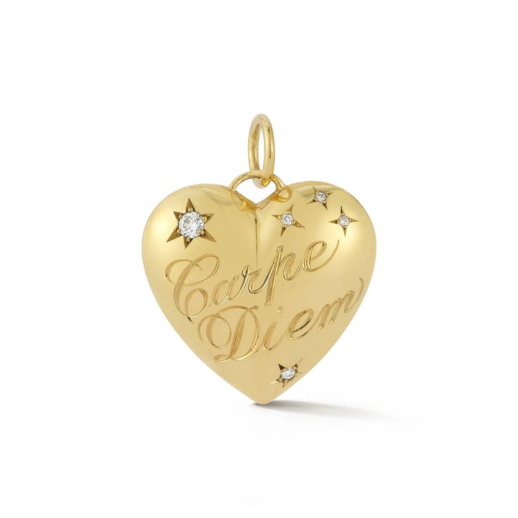 Love Notes Carpe Diem Heart Pendant