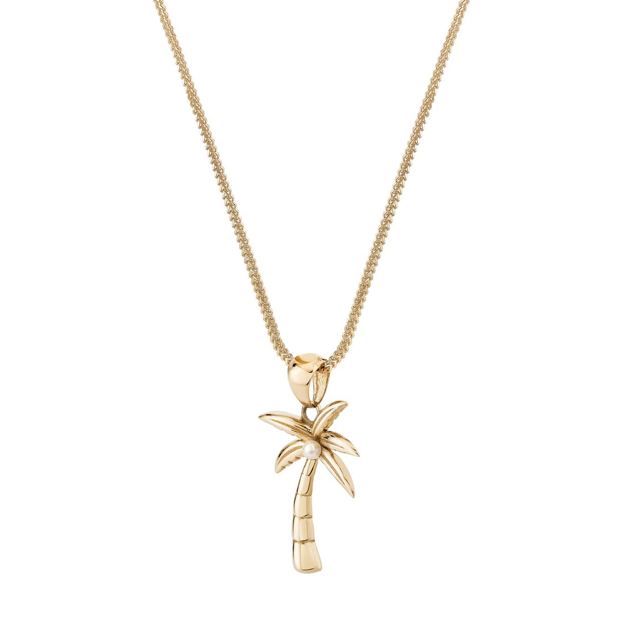 Pearl Palm Tree Paradise Charm