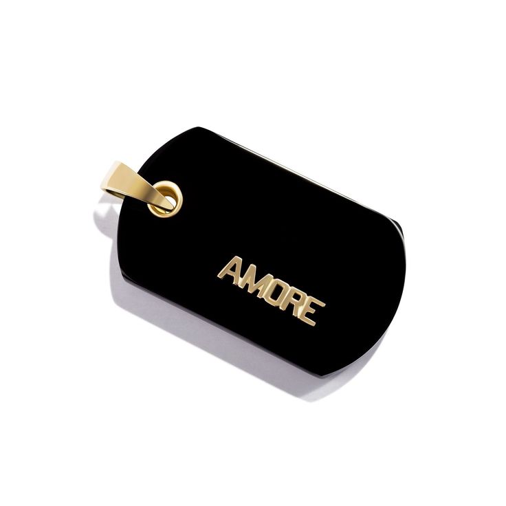 Onyx Cartellino Pendant