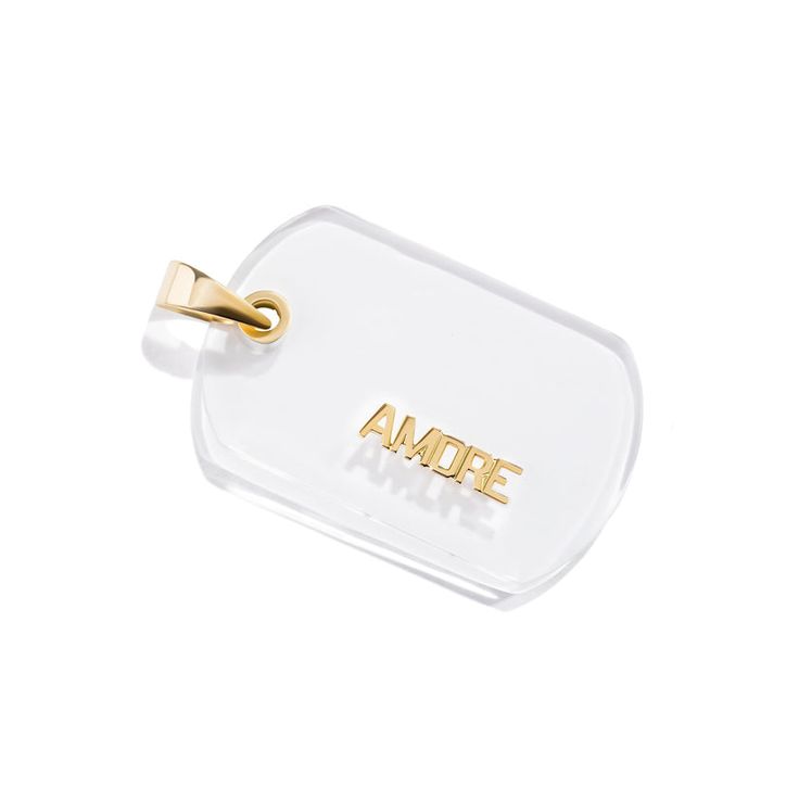 Rock Crystal Cartellino Pendant