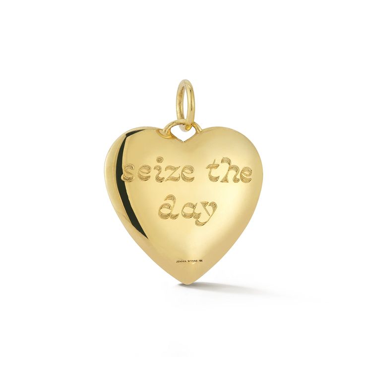 Love Notes Carpe Diem Heart Pendant