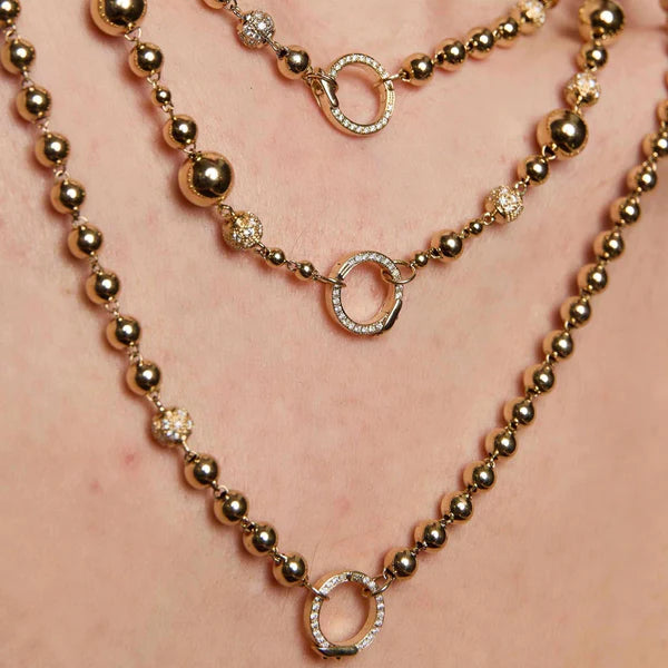 Mardi Gras Mixed Bead Necklace