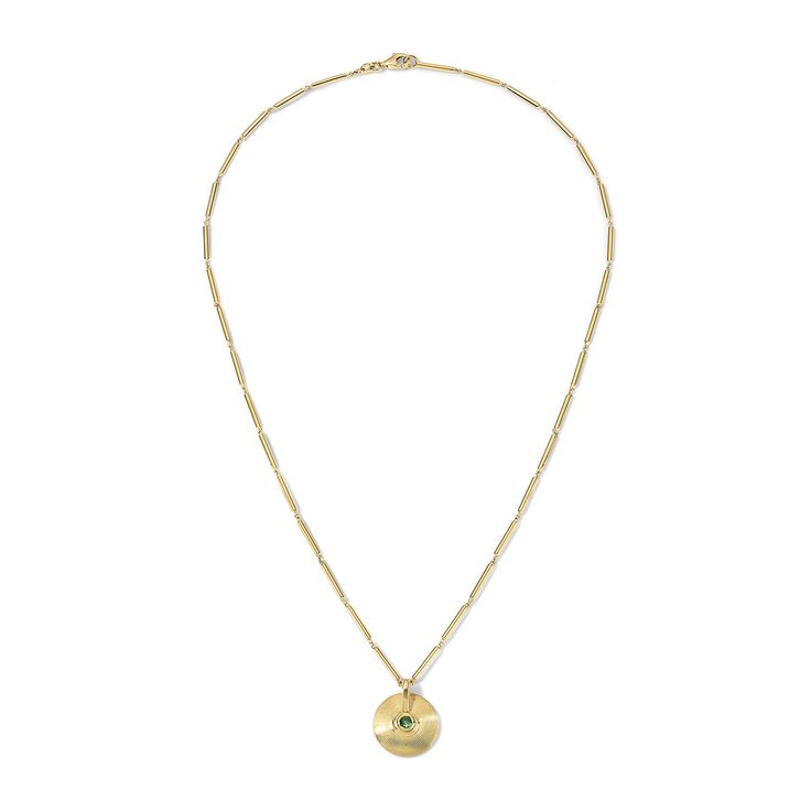 Cymbal XS Necklace - Tourmaline on Stick Chain