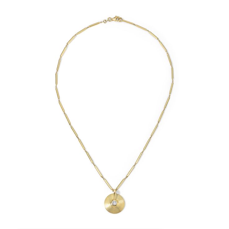 Cymbal XS Necklace - Diamond on Stick Chain