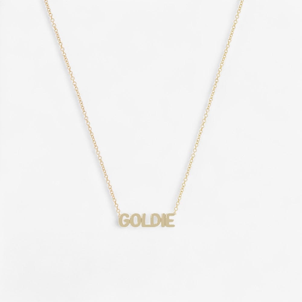 Petite Bubble Name Necklace
