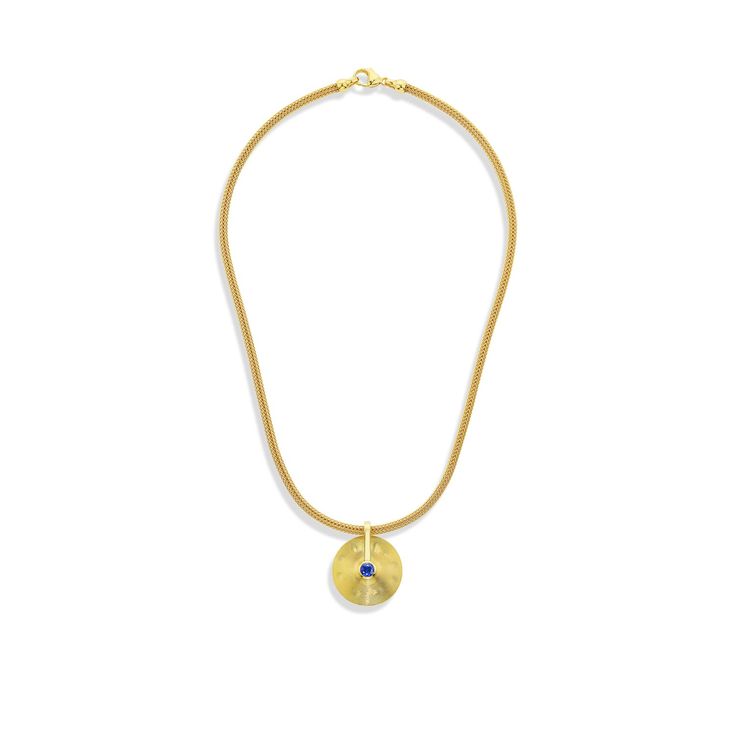 Cymbal Pendant Small Sapphire
