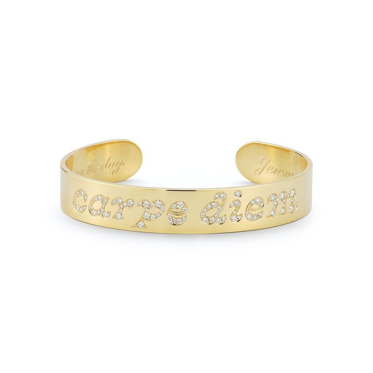 Love Notes Carpe Diem Diamond Cuff