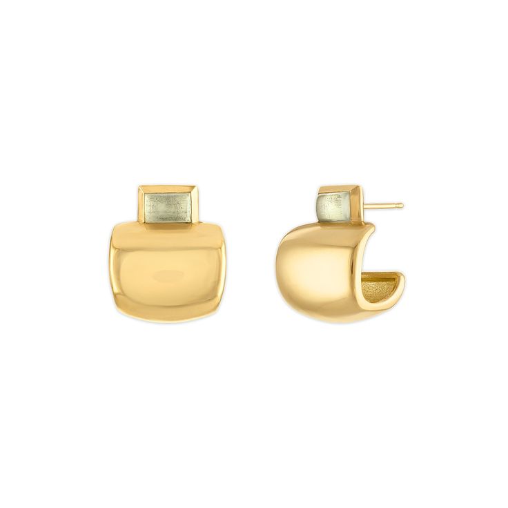 Cowbell Earring Small