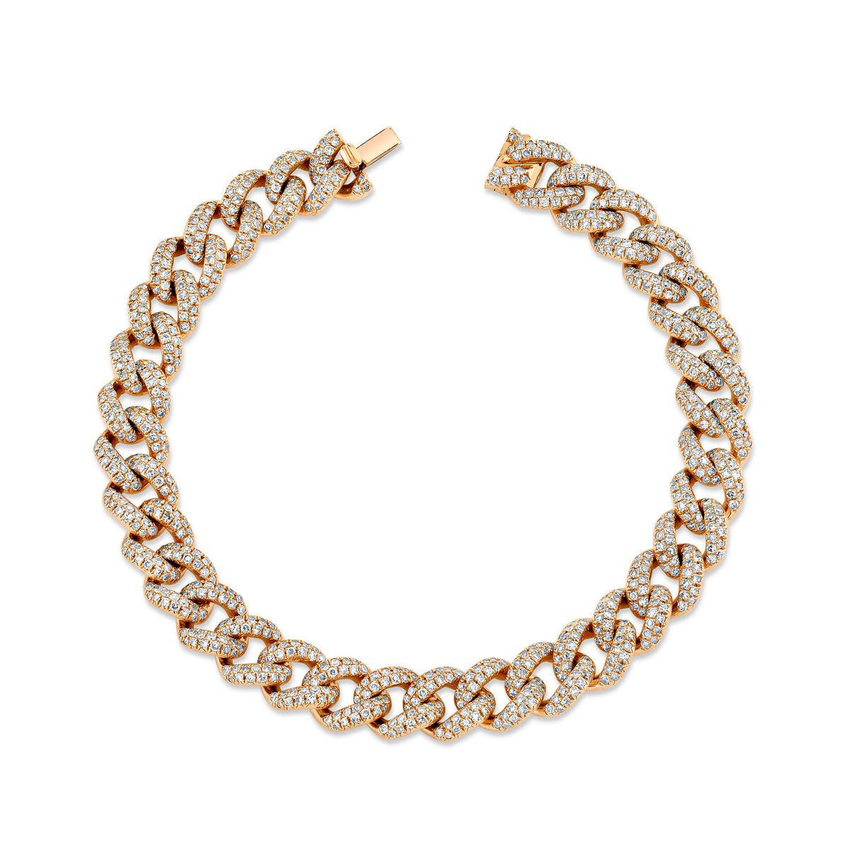 Medium Pavé Link Bracelet
