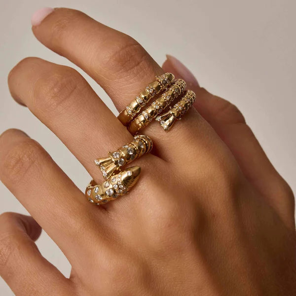 Swedish Fish Double Wrap Ring