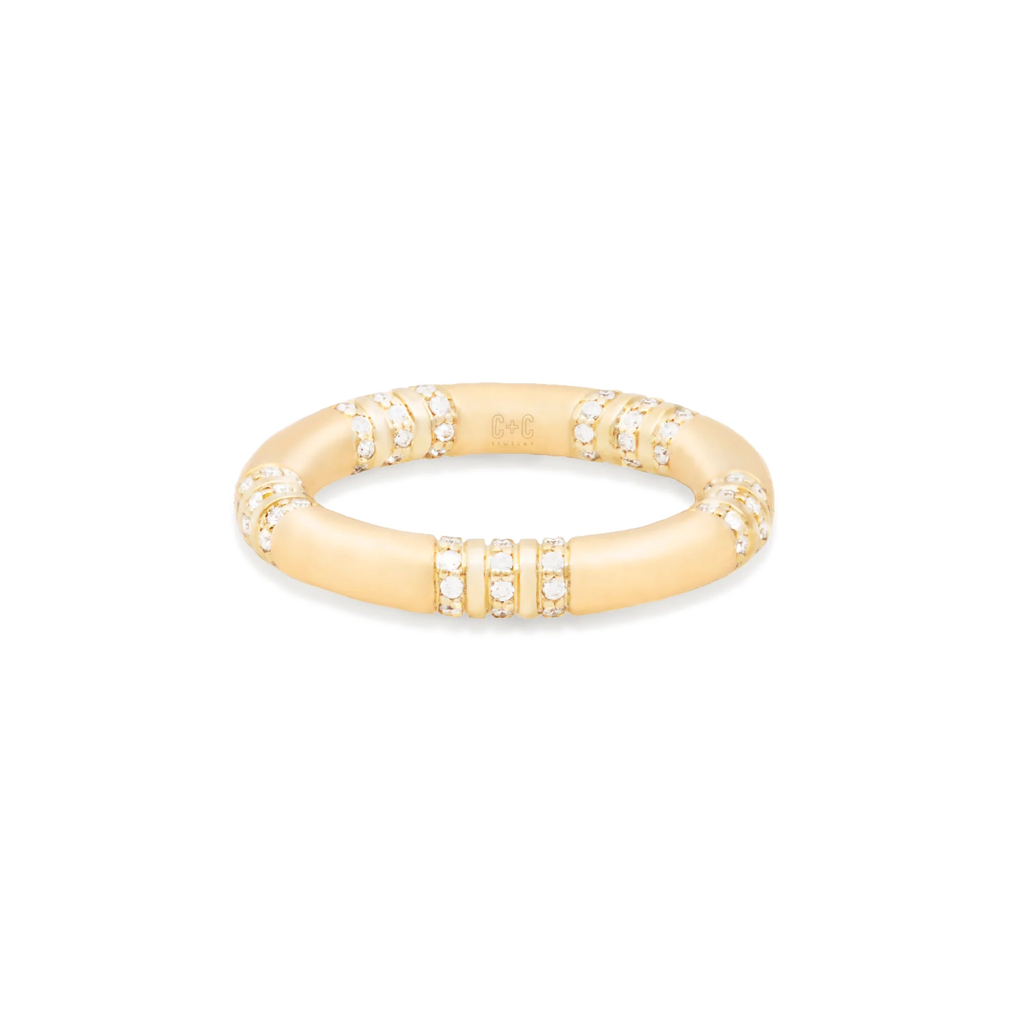 The Crew Stacking Ring - Diamond