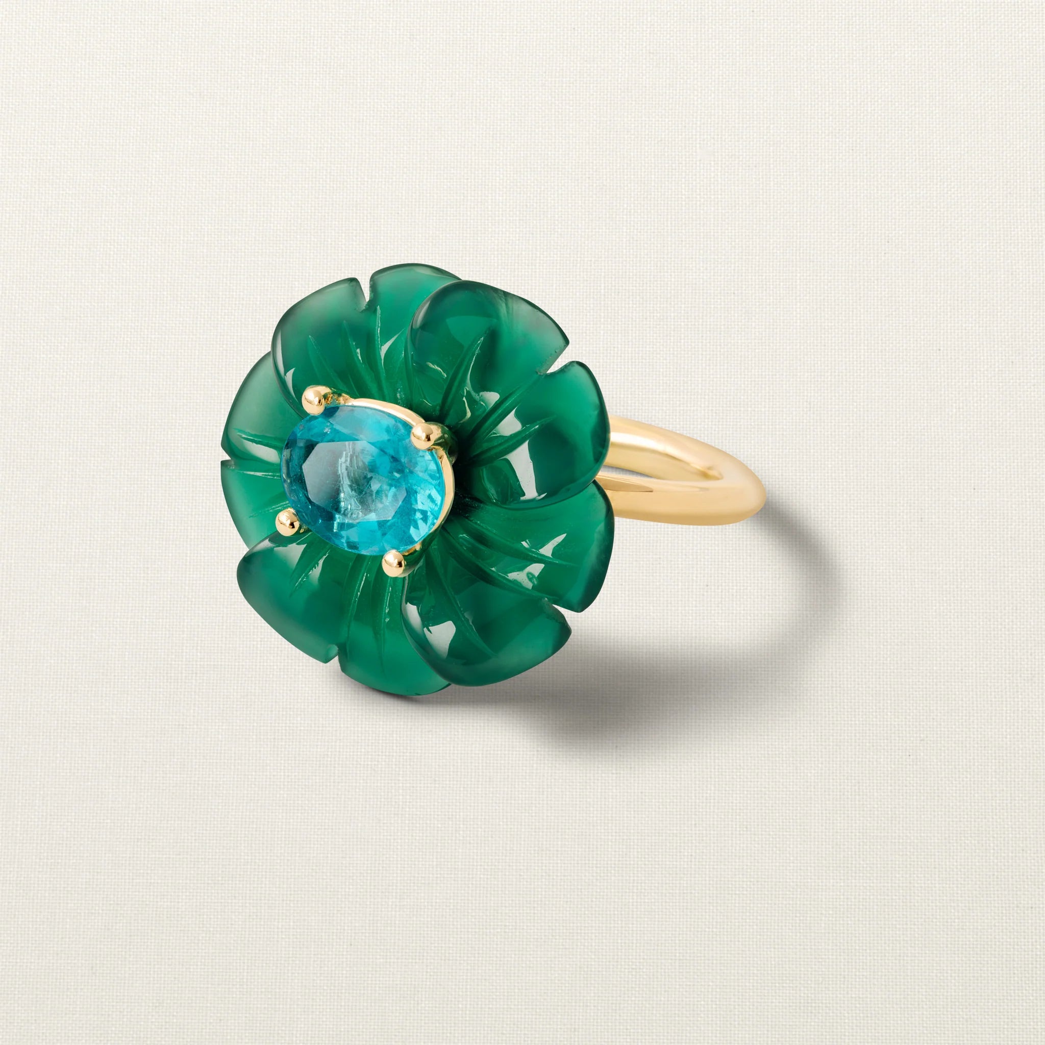 Coast Flower Ring Big Apatite