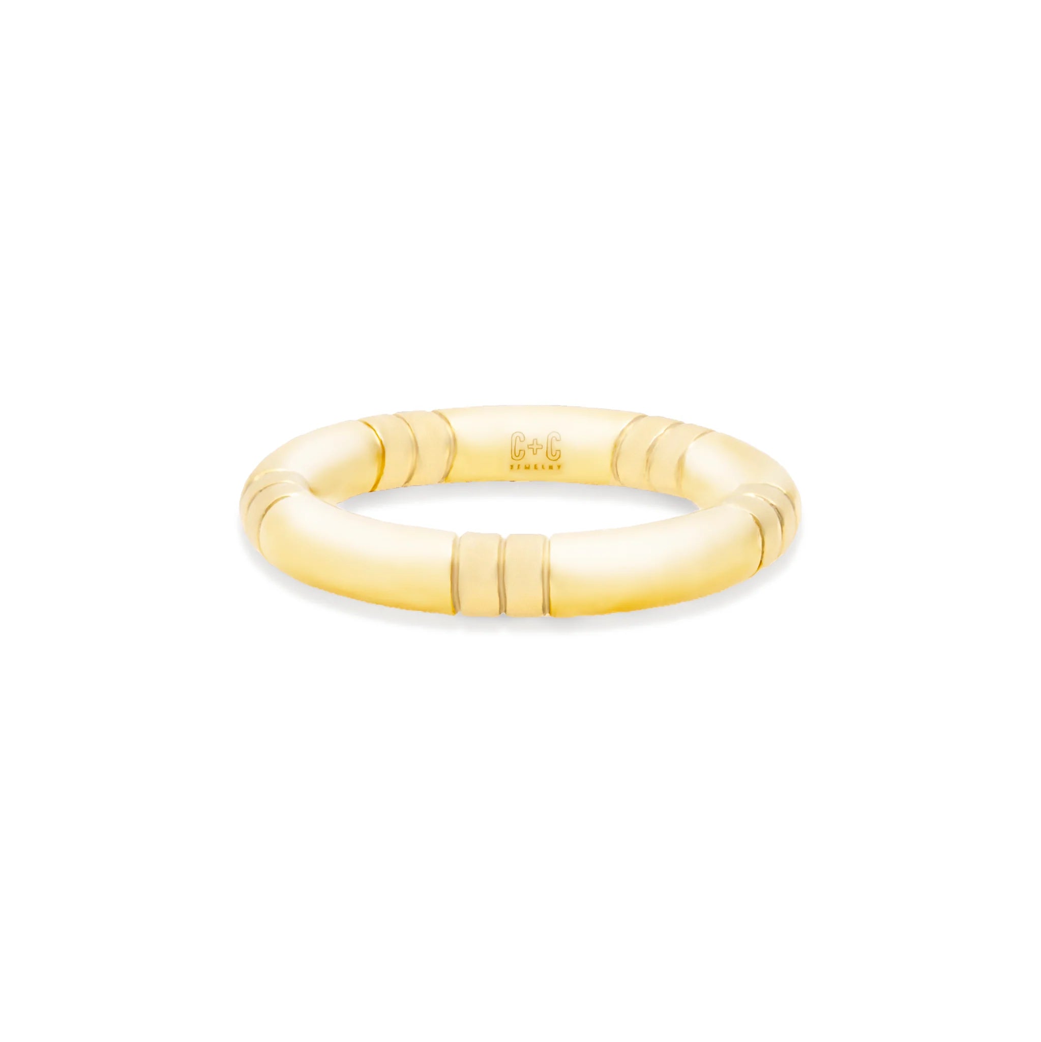 The Crew Stacking Ring - Etched