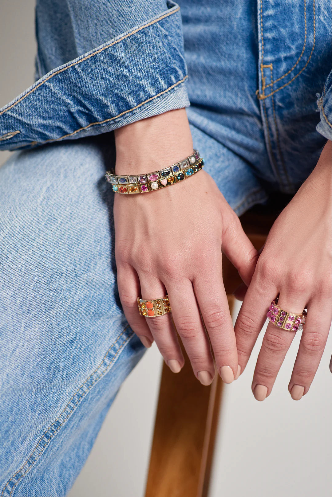 Leggo Multi Stones Bracelet