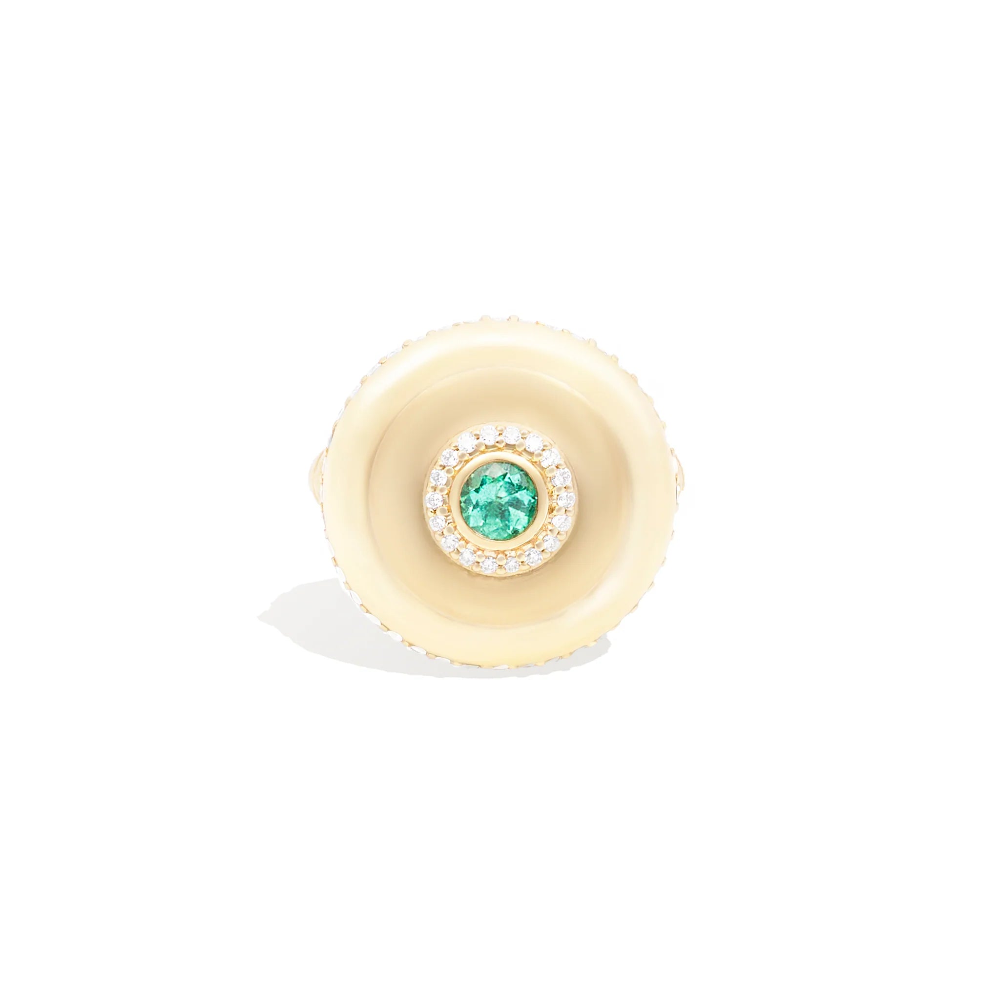 Evolve Cocktail Ring - Emerald