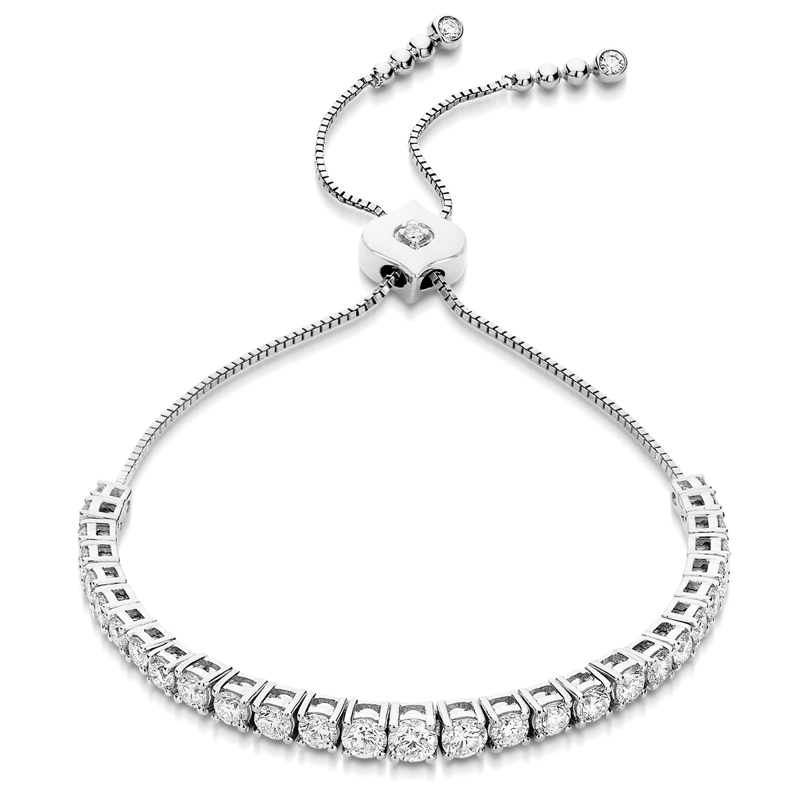 Isadora Eternity Diamond Bolo Bracelet