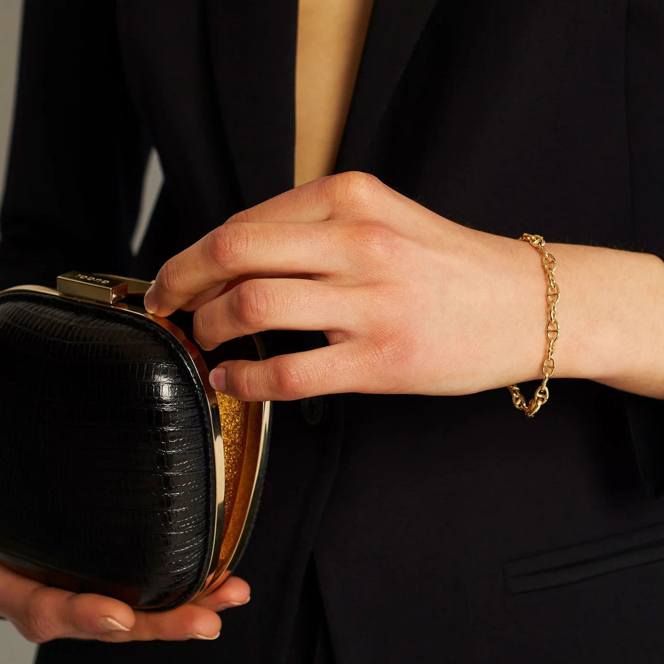 Small Mariner Link 18k Gold Bracelet