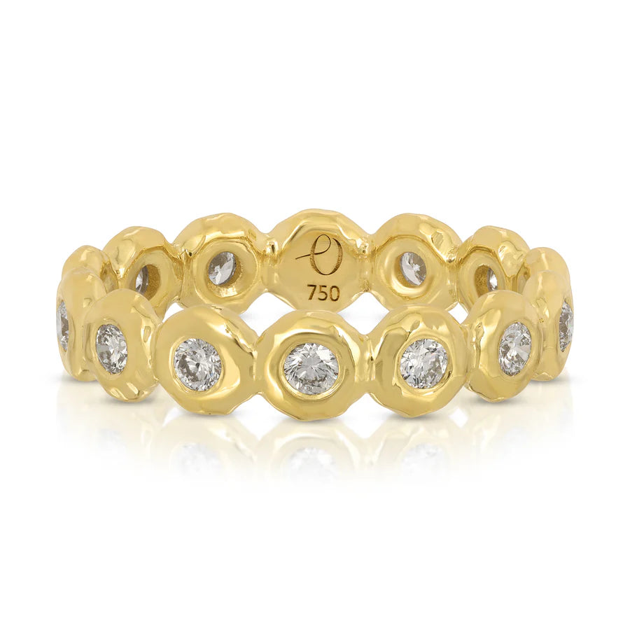 Diamond Nesting Gem Eternity Ring