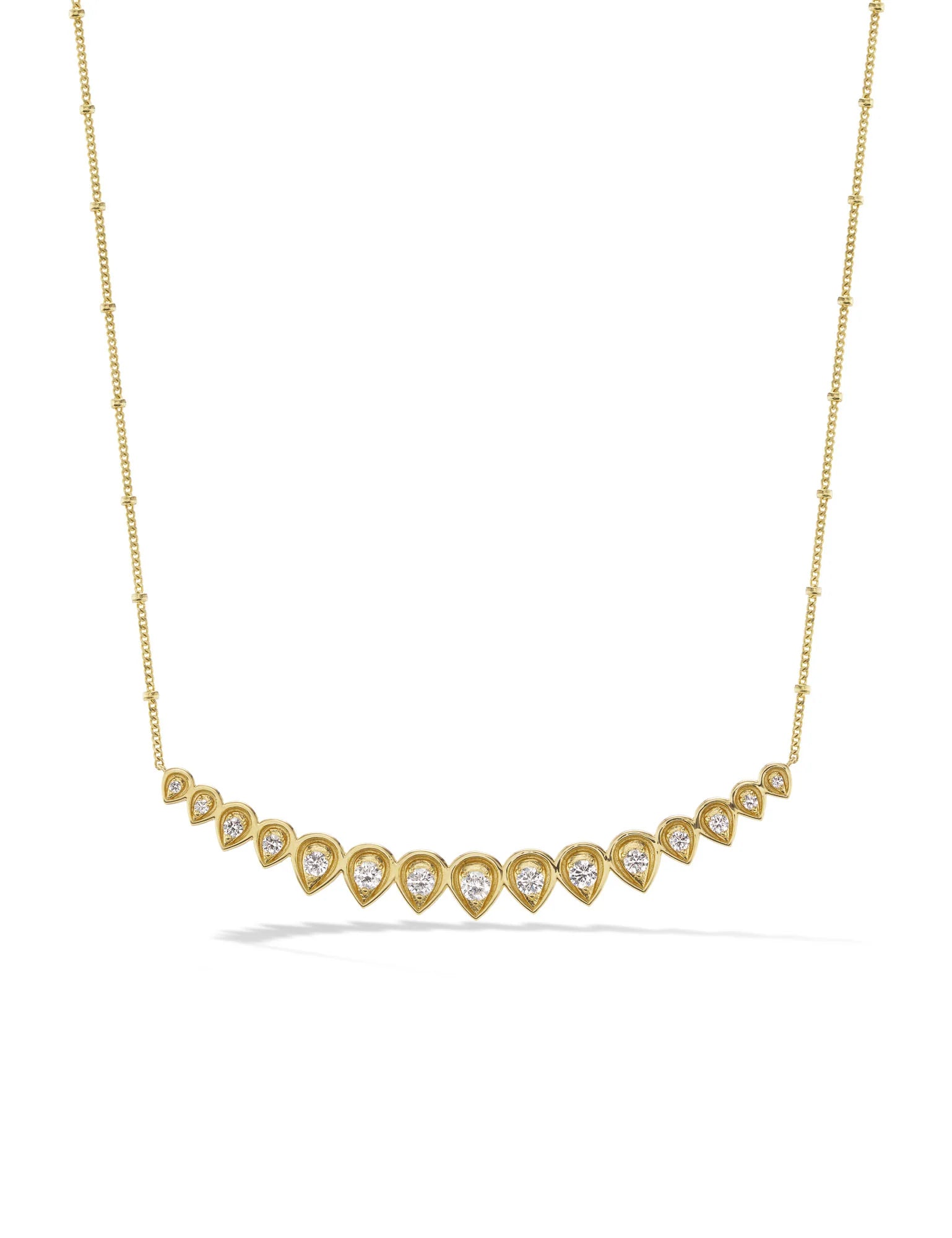 Mandala Petal Graduated Necklace