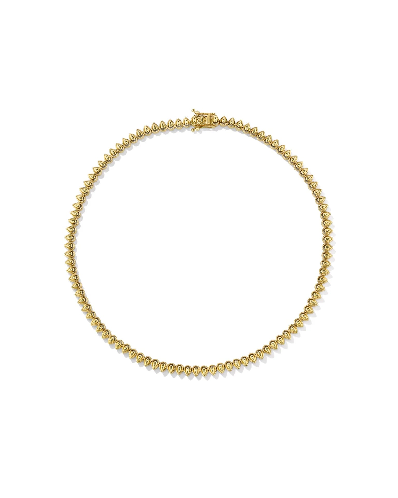Mandala Petal Tennis Necklace