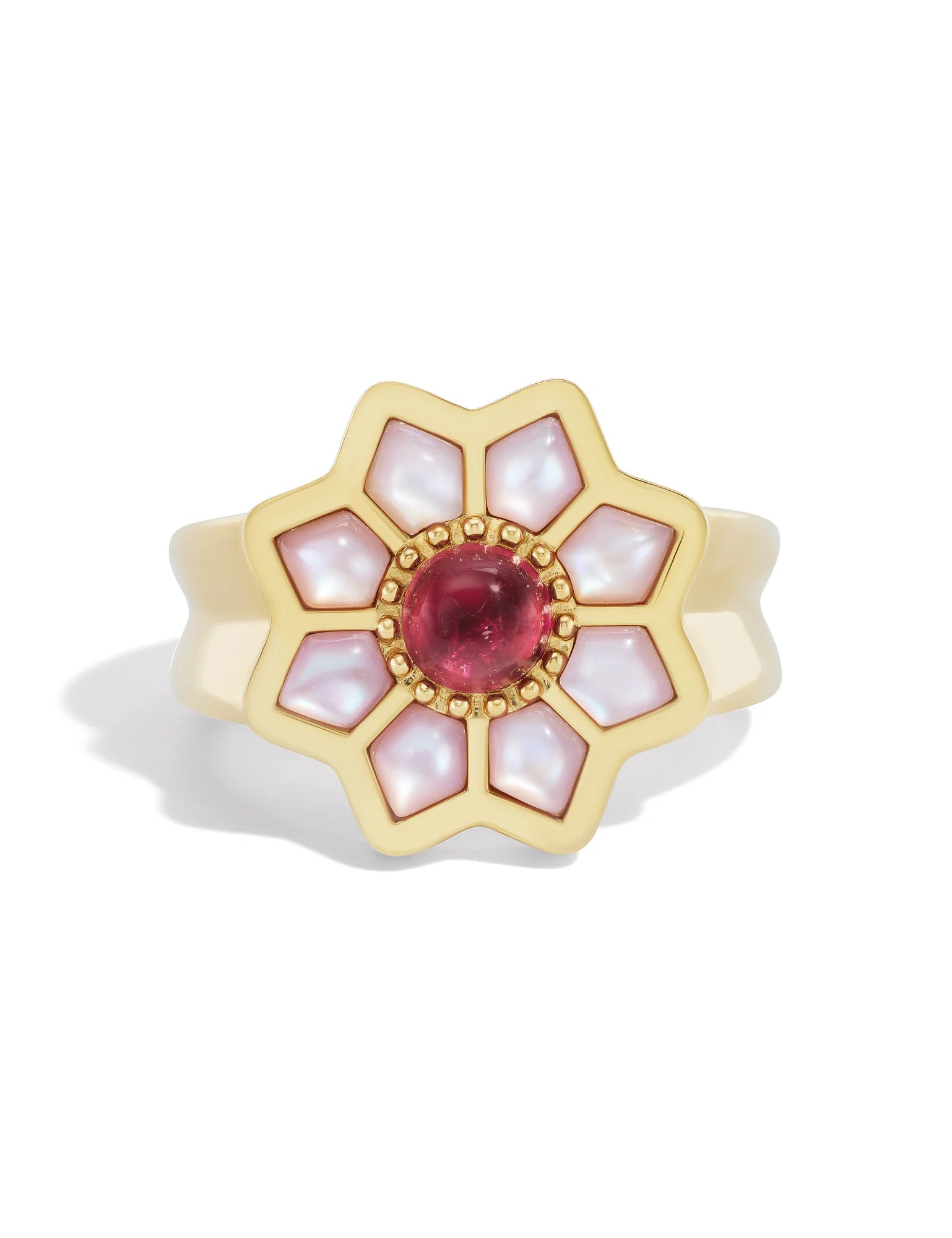 Fez Inlay Signet Ring
