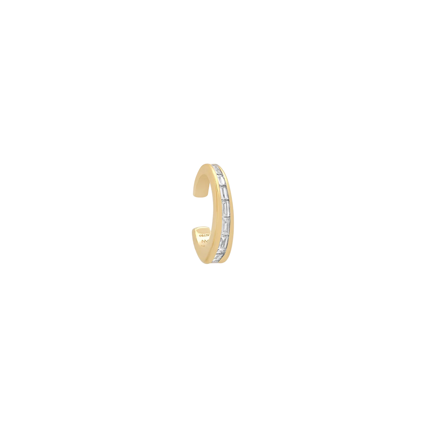 Papua Gold & Diamond Thin Ear Cuff