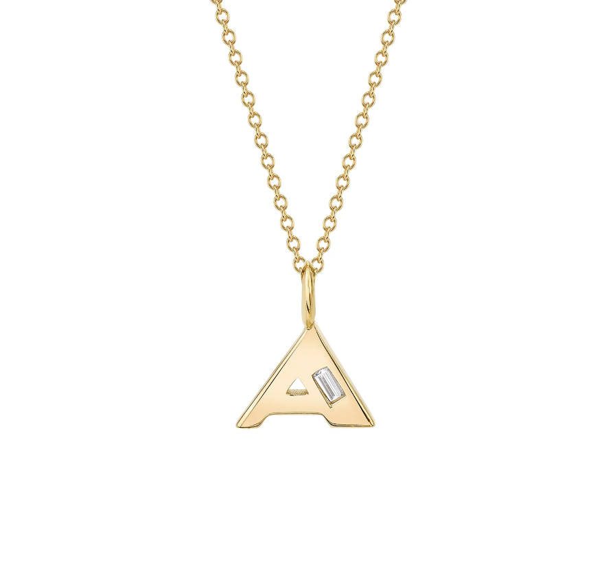 Petite Deco Initial 18" Necklace