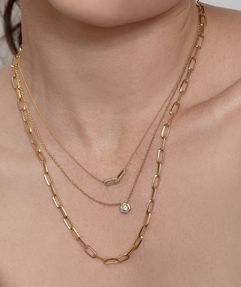 Pavé Linked Necklace