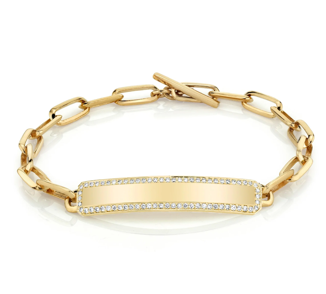 OG Diamond Bezel ID Bracelet