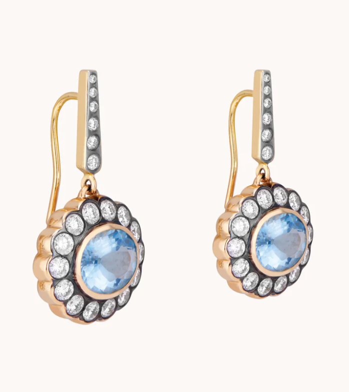 Aquamarine Alexandra Earrings
