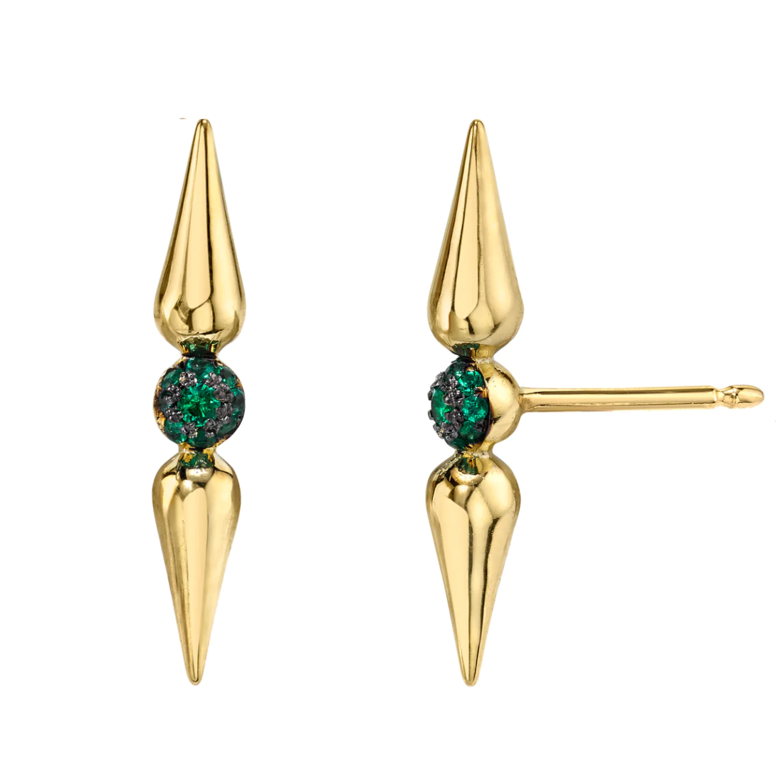 Shirley Pavé Center Studs