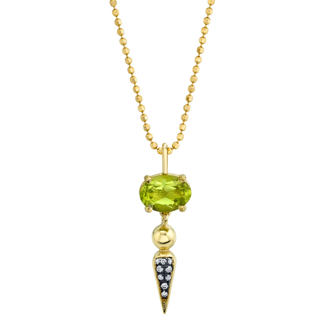 Pavé Spear Tip Pendant