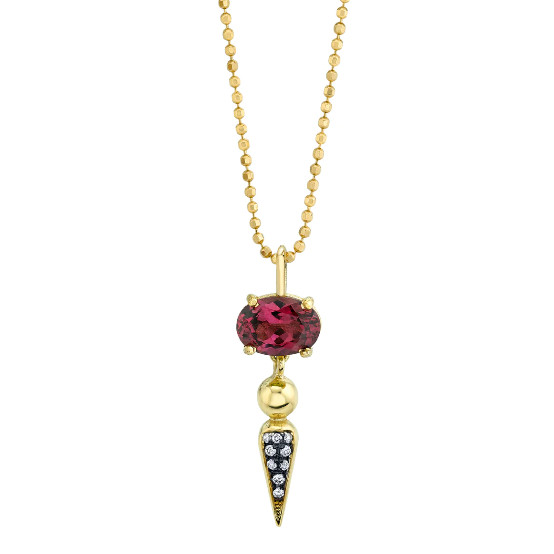 Pavé Spear Tip Pendant