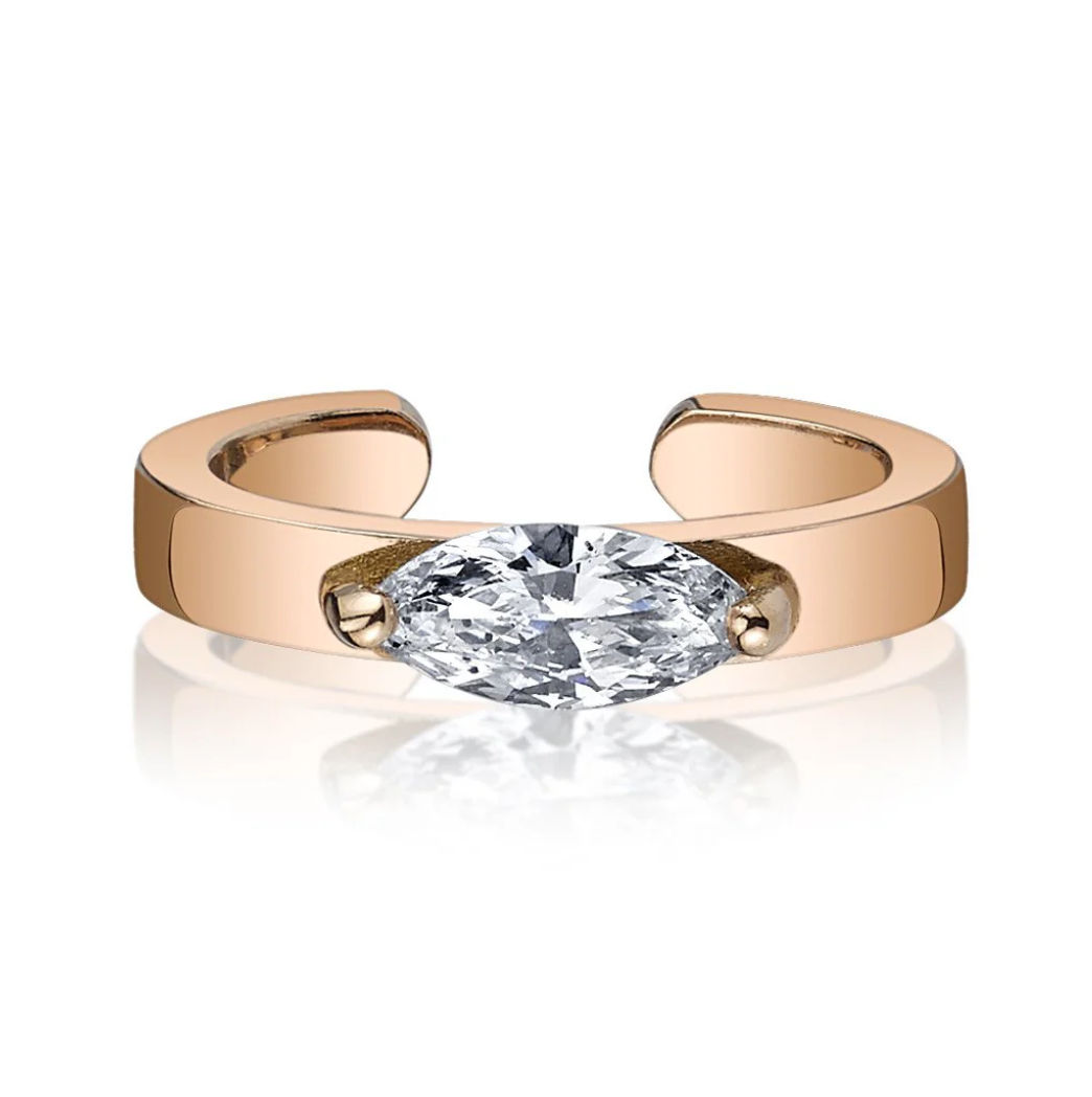 Marquis Diamond Ear Cuff
