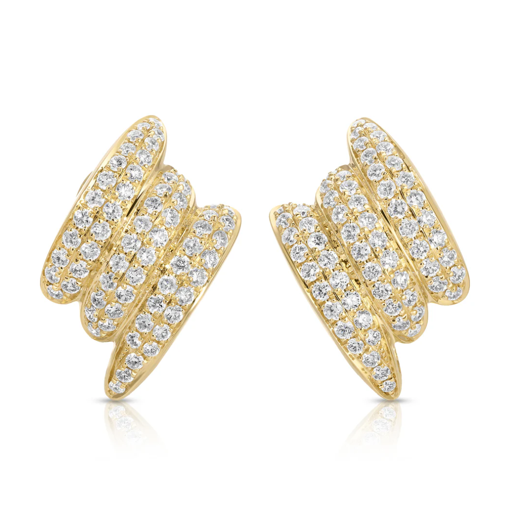 Large Diamond Claire Earrings