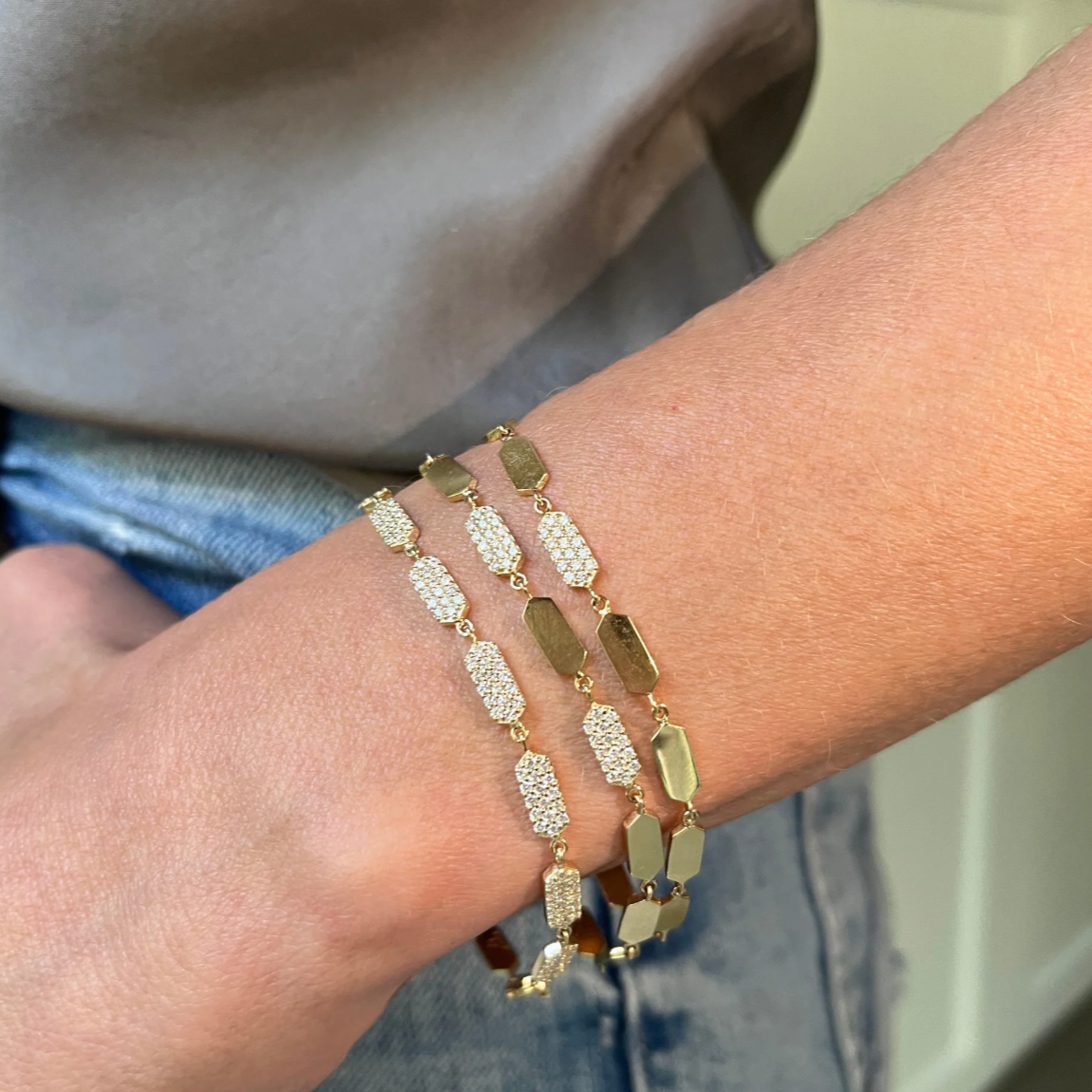 Diamond Confetti Bracelet - All Pave