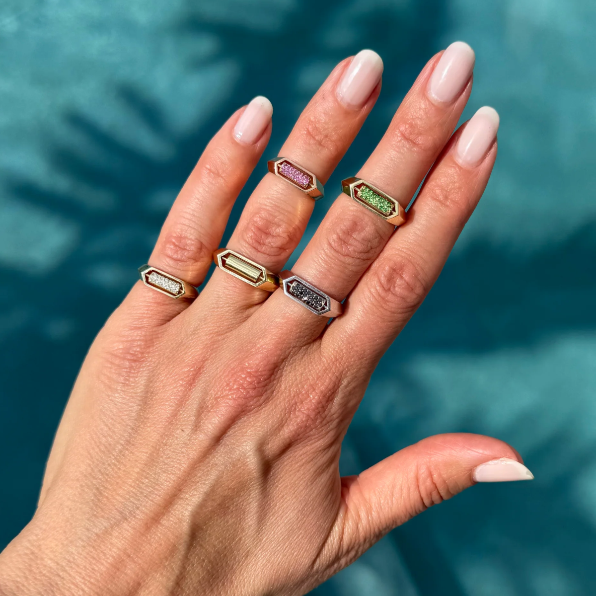 Domed Marquis Flip Ring