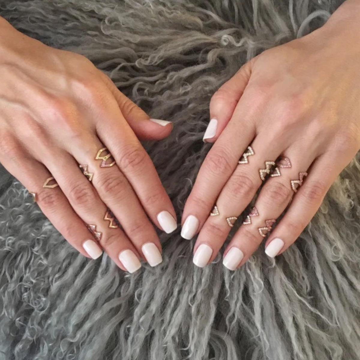 Diamond Stacked Dagger Ring