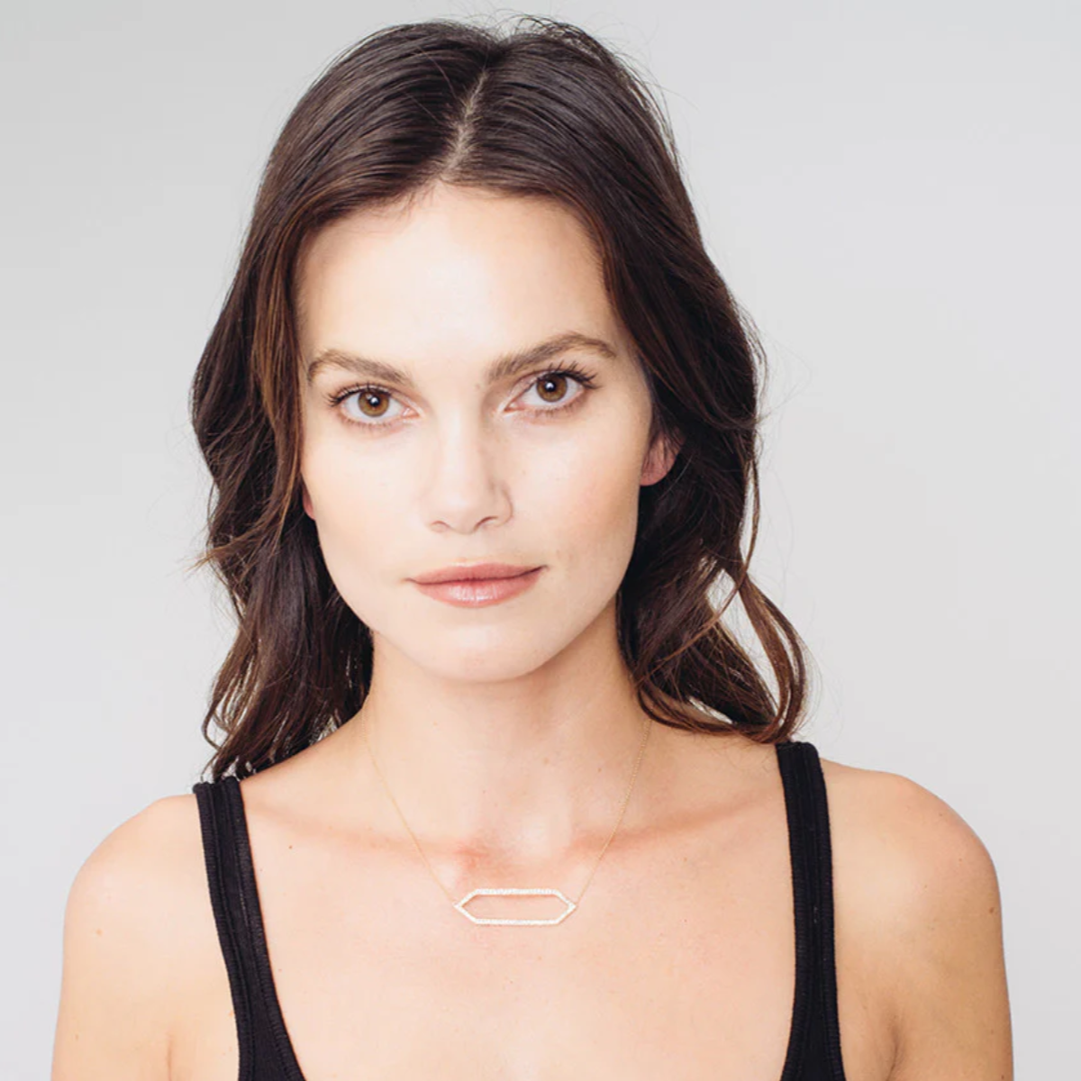 Large Diamond Marquis Necklace