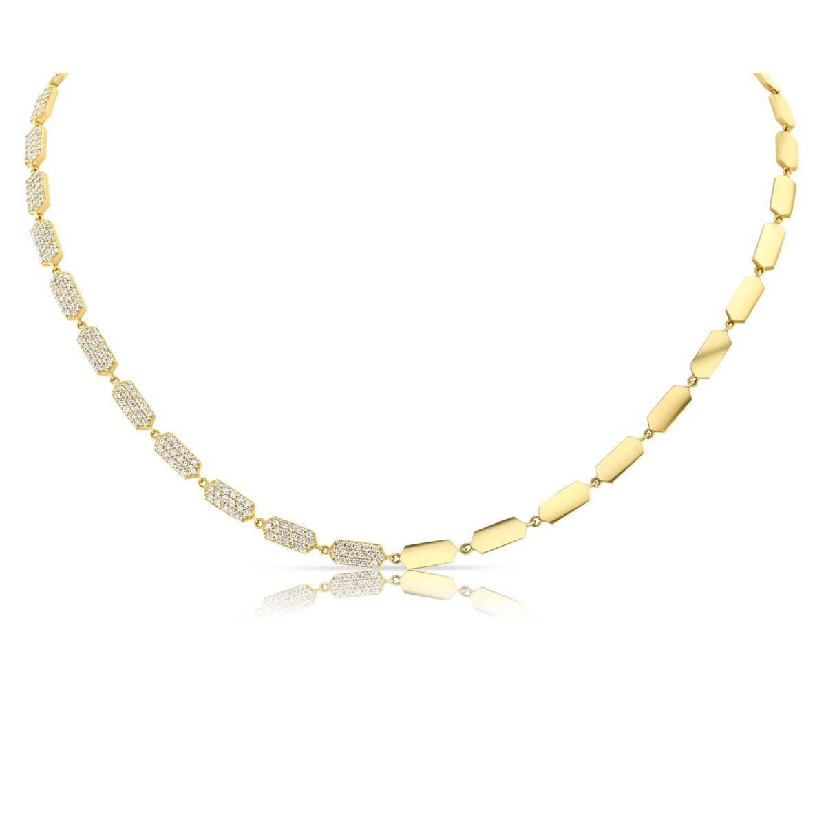 Hand Diamond Confetti Necklace