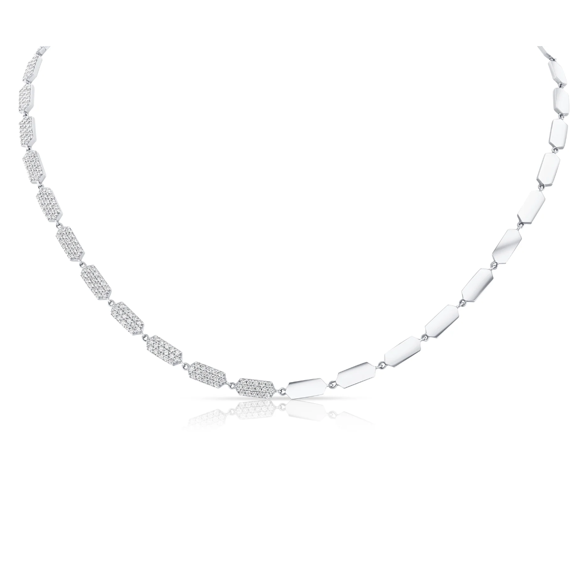 Hand Diamond Confetti Necklace