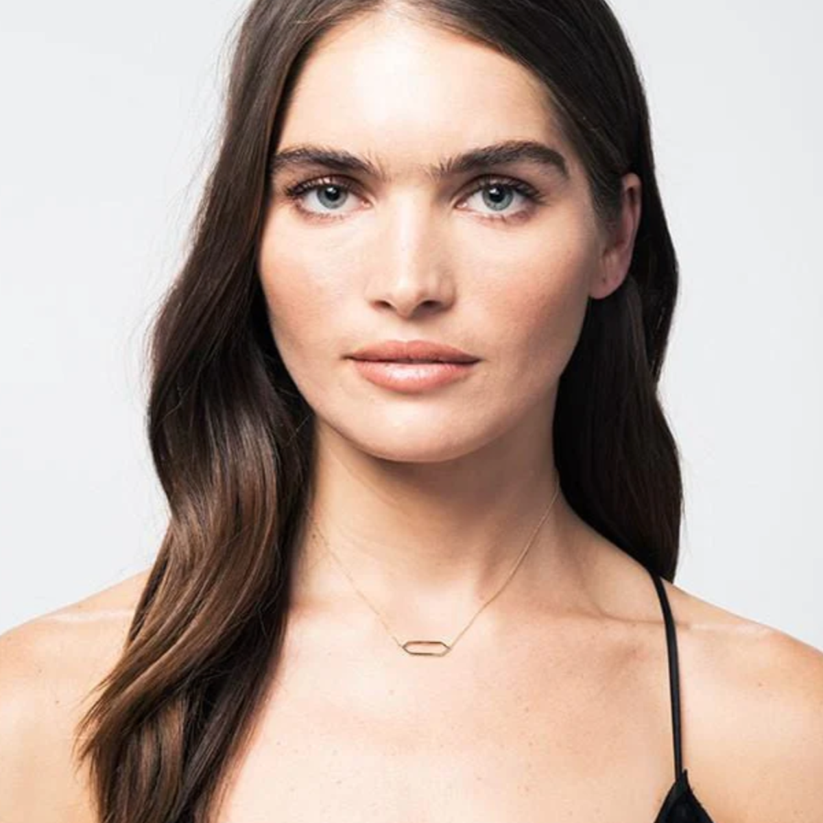 Mini Marquis Necklace with Diamond Points